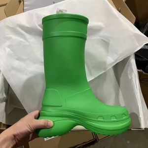 Croc Balenciaga Boots (green)